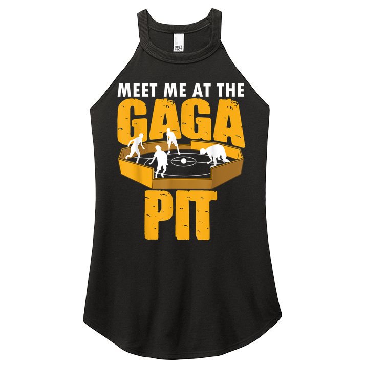 Cool Gaga Ball For Kids Funny Gaga Ball Pit Dodgeball Women's Perfect Tri Rocker Tank
