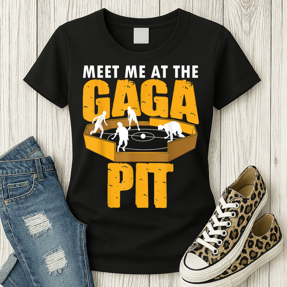 Cool Gaga Ball For Kids Funny Gaga Ball Pit Dodgeball Womens T-Shirt