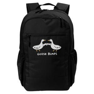 Cute Goose Bumps Funny Goose Embroidery Geese Fist Bump Pun Daily Commute Backpack