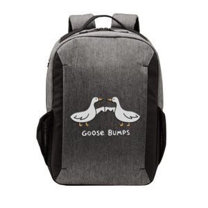 Cute Goose Bumps Funny Goose Embroidery Geese Fist Bump Pun Vector Backpack