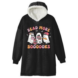 Cute Ghost Book Read More Books Funny Teachers Halloween Hooded Wearable Blanket