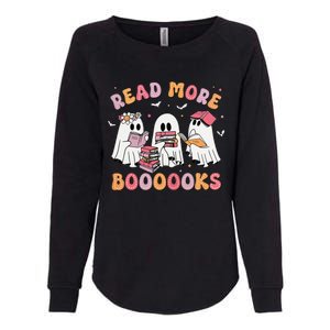 Cute Ghost Book Read More Books Funny Teachers Halloween Womens California Wash Sweatshirt