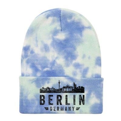 Capital Germany Berlin Souvenir Top Berlin Skyline Berlin Tie Dye 12in Knit Beanie