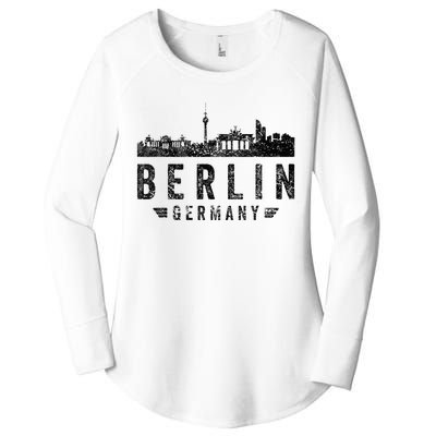 Capital Germany Berlin Souvenir Top Berlin Skyline Berlin Women's Perfect Tri Tunic Long Sleeve Shirt