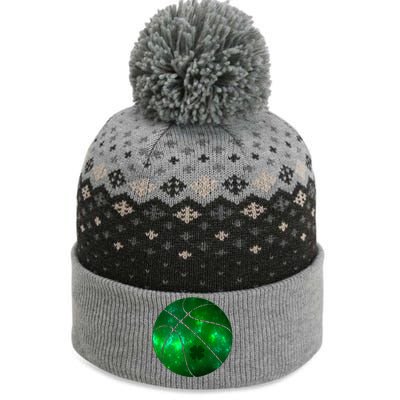 Clover Green Basketball Lover The Baniff Cuffed Pom Beanie