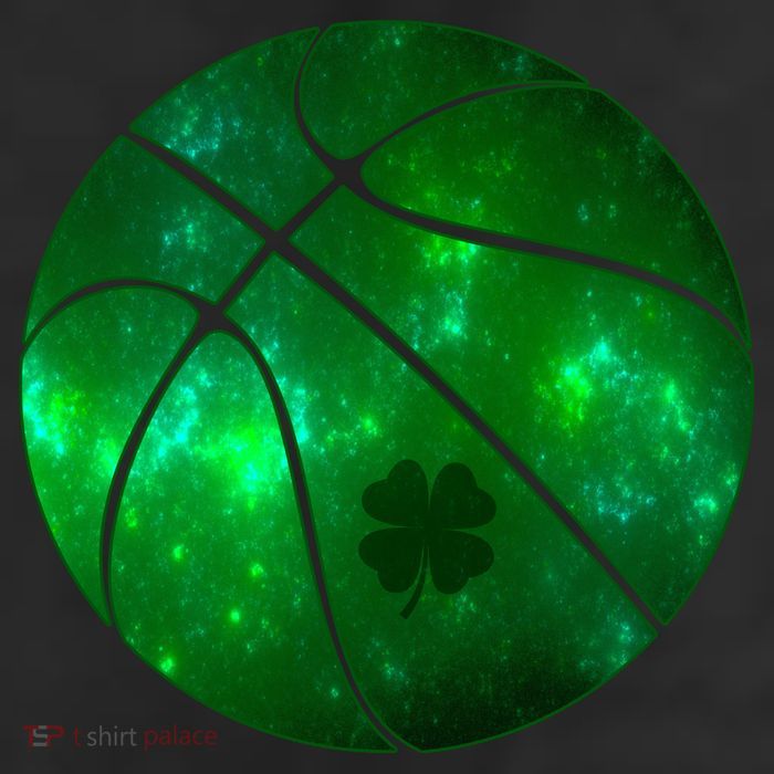 Clover Green Basketball Lover 7 Panel Mesh Trucker Snapback Hat