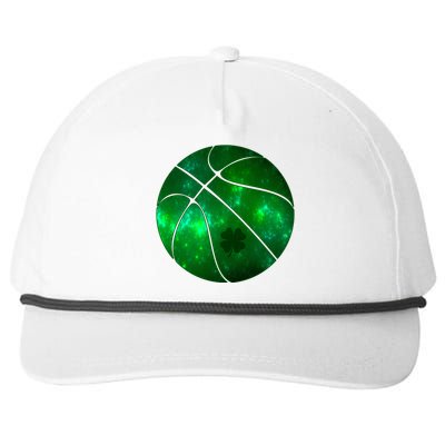 Clover Green Basketball Lover Snapback Five-Panel Rope Hat