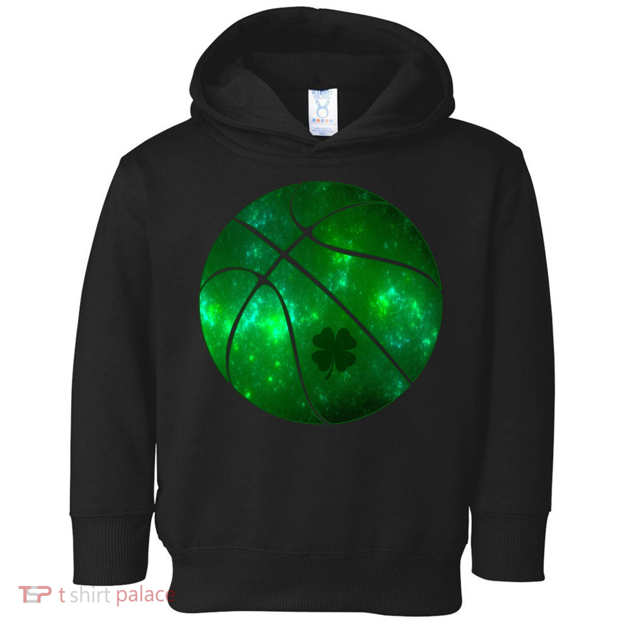 Clover Green Basketball Lover Toddler Hoodie