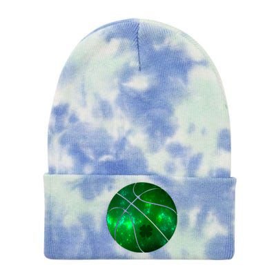 Clover Green Basketball Lover Tie Dye 12in Knit Beanie