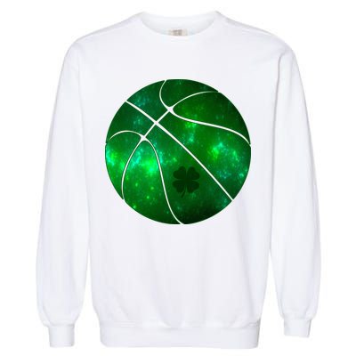 Clover Green Basketball Lover Garment-Dyed Sweatshirt