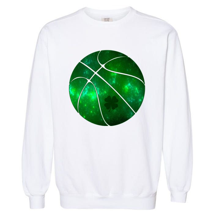 Clover Green Basketball Lover Garment-Dyed Sweatshirt