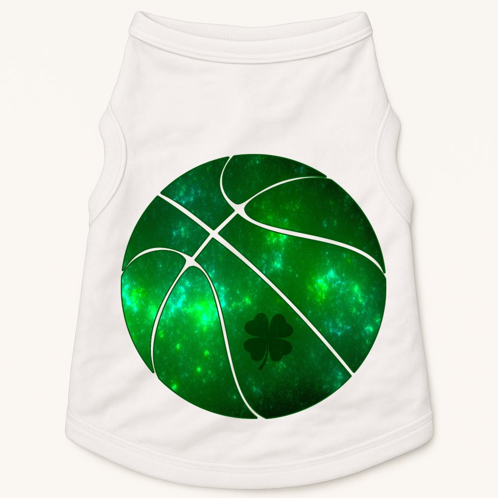 Clover Green Basketball Lover Doggie Tank