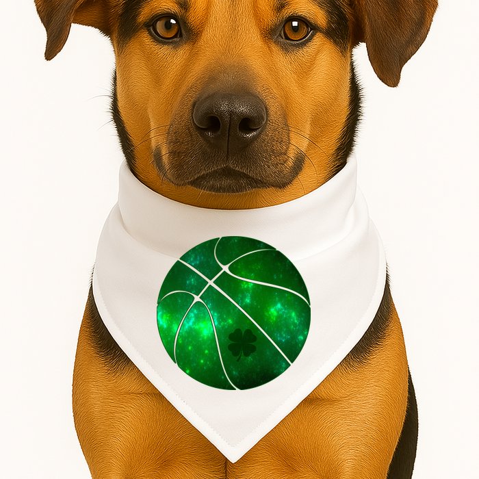 Clover Green Basketball Lover USA-Made Doggie Bandana