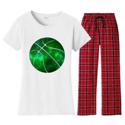 Clover Green Basketball Lover Women's Flannel Pajama Set