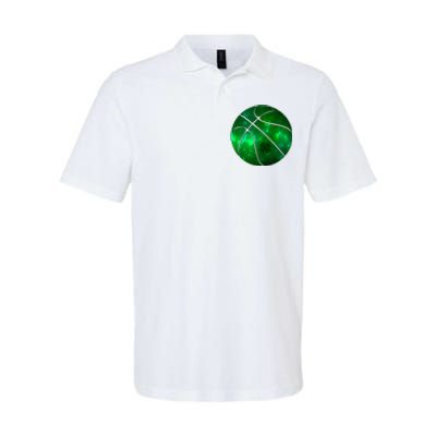 Clover Green Basketball Lover Softstyle Adult Sport Polo