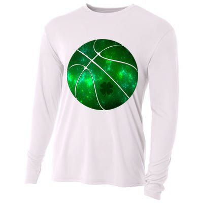 Clover Green Basketball Lover Cooling Performance Long Sleeve Crew