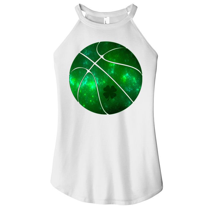 Clover Green Basketball Lover Women's Perfect Tri Rocker Tank