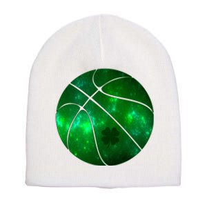 Clover Green Basketball Lover Short Acrylic Beanie