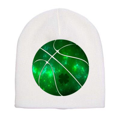 Clover Green Basketball Lover Short Acrylic Beanie