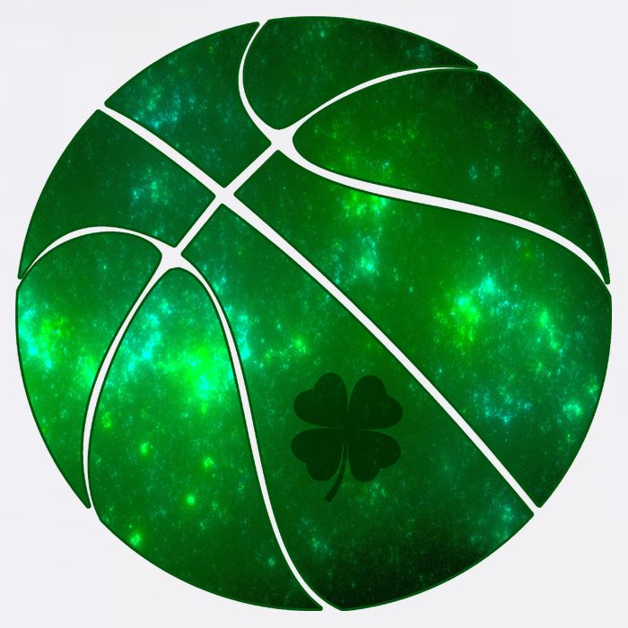 Clover Green Basketball Lover Kids T-Shirt