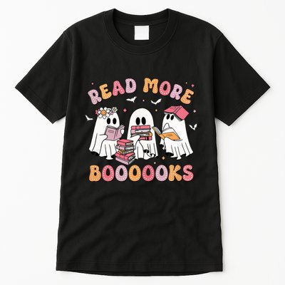 Cute Ghost Book Read More Books Funny Teachers Halloween Tall T-Shirt