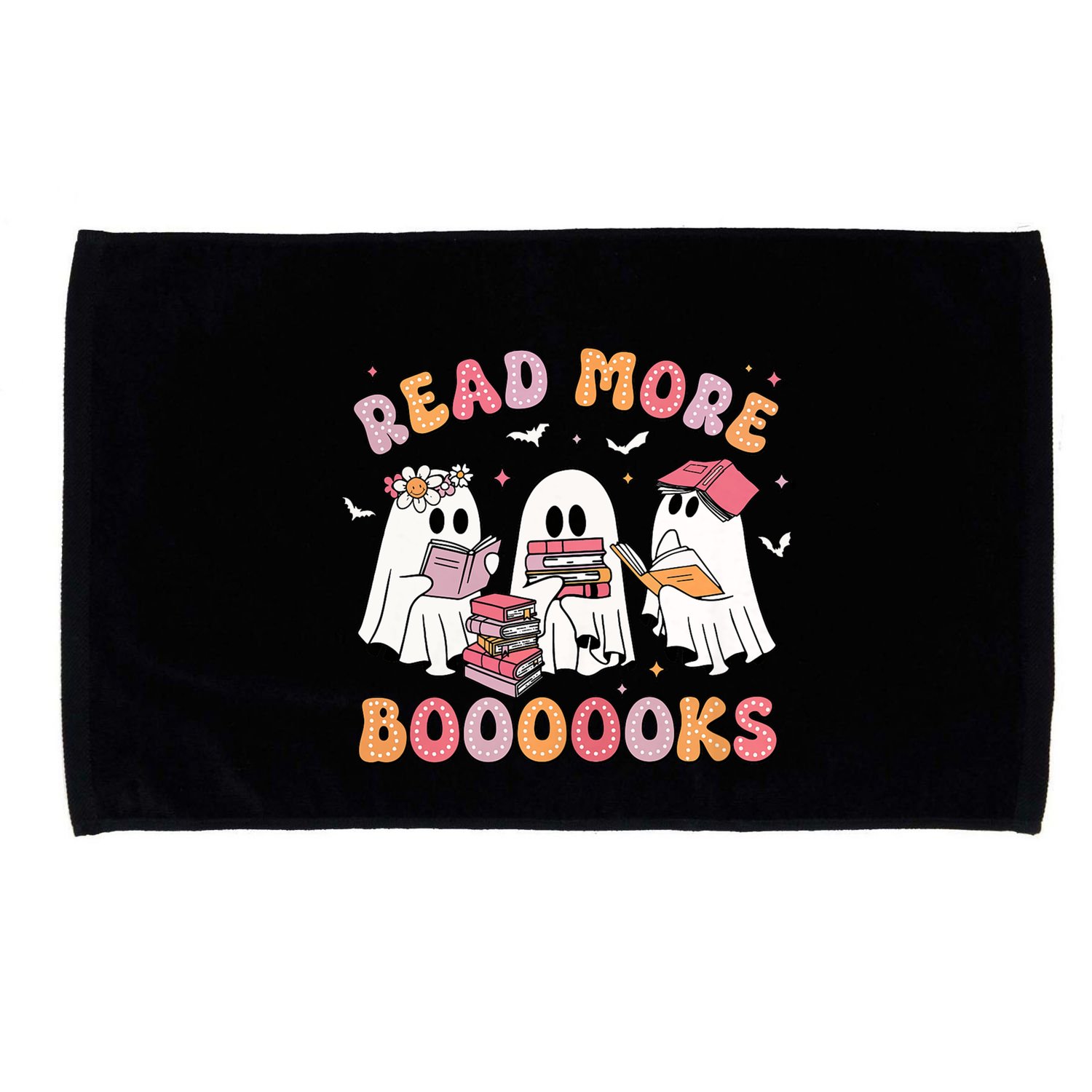 Cute Ghost Book Read More Books Funny Teachers Halloween Microfiber Hand Towel