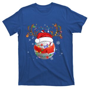 Christmas Golf Ball Santa Hat Funny Xmas Pajama Matching Cool Gift T-Shirt