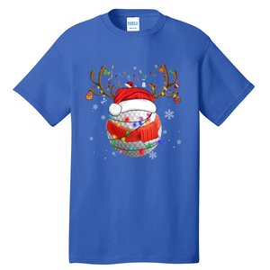 Christmas Golf Ball Santa Hat Funny Xmas Pajama Matching Cool Gift Tall T-Shirt