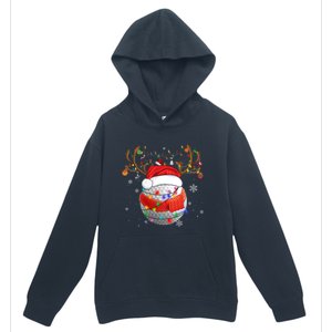 Christmas Golf Ball Santa Hat Funny Xmas Pajama Matching Cool Gift Urban Pullover Hoodie