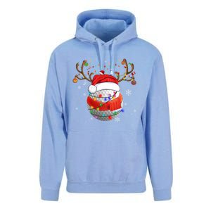 Christmas Golf Ball Santa Hat Funny Xmas Pajama Matching Cool Gift Unisex Surf Hoodie