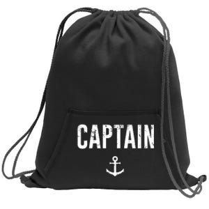 Captain Gift Boat Owner Novelty Gift Sweatshirt Cinch Pack Bag