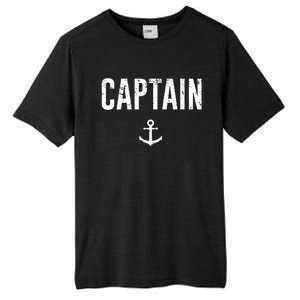 Captain Gift Boat Owner Novelty Gift Tall Fusion ChromaSoft Performance T-Shirt