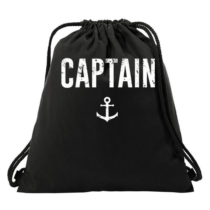 Captain Gift Boat Owner Novelty Gift Drawstring Bag