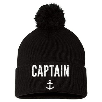 Captain Gift Boat Owner Novelty Gift Pom Pom 12in Knit Beanie