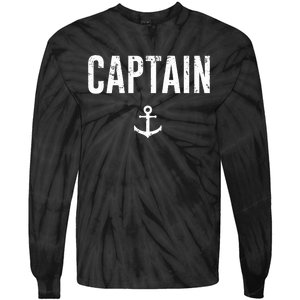 Captain Gift Boat Owner Novelty Gift Tie-Dye Long Sleeve Shirt