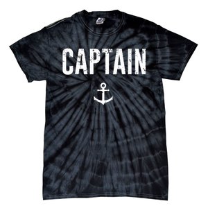 Captain Gift Boat Owner Novelty Gift Tie-Dye T-Shirt