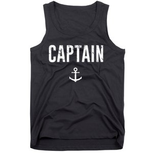 Captain Gift Boat Owner Novelty Gift Tank Top