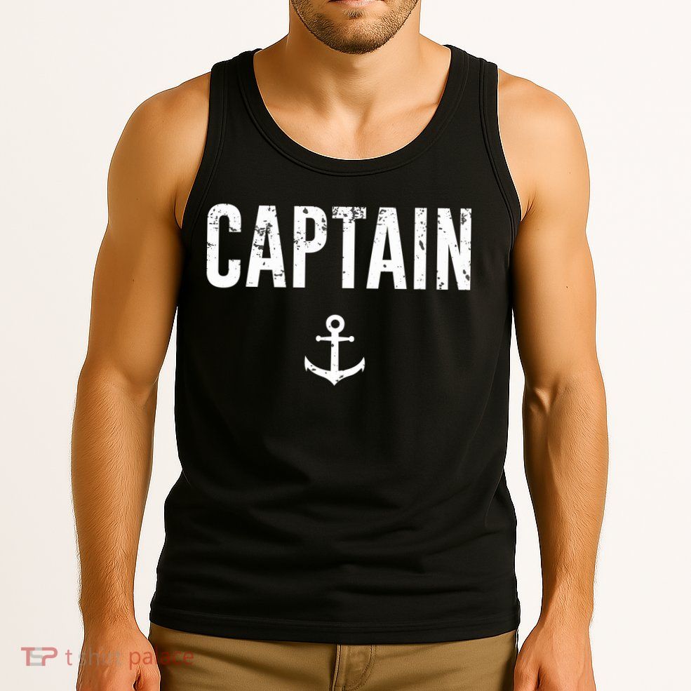 Captain Gift Boat Owner Novelty Gift Tank Top