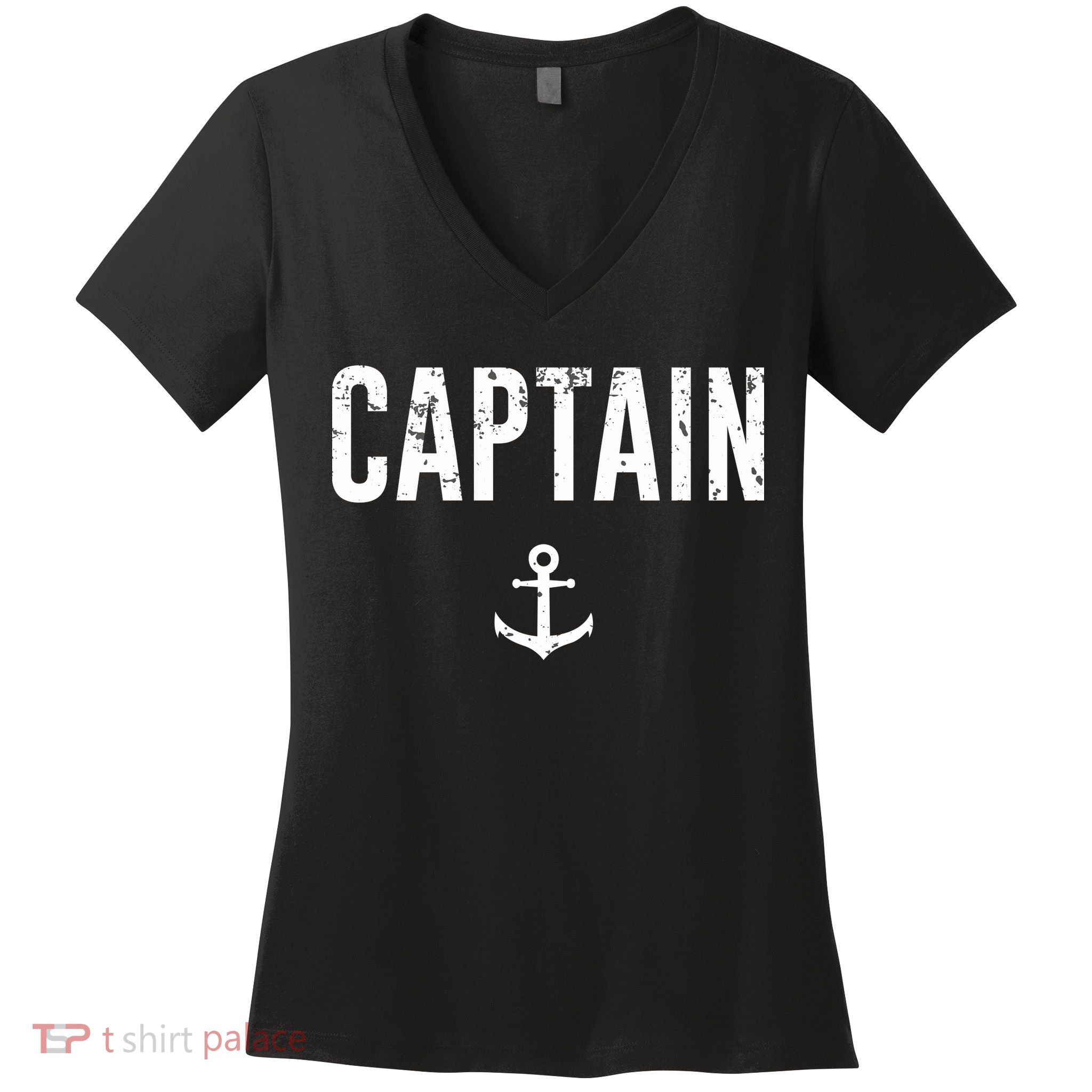 Captain Gift Boat Owner Novelty Gift Women's V-Neck T-Shirt