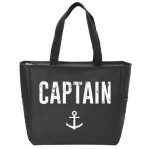 Captain Gift Boat Owner Novelty Gift Zip Tote Bag