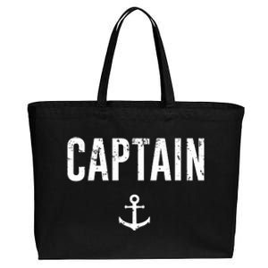 Captain Gift Boat Owner Novelty Gift Cotton Canvas Jumbo Tote