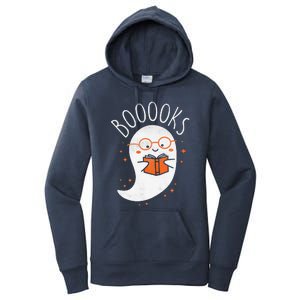 Cute Ghost Book Reading Halloween Teacher Top Women's Pullover Hoodie