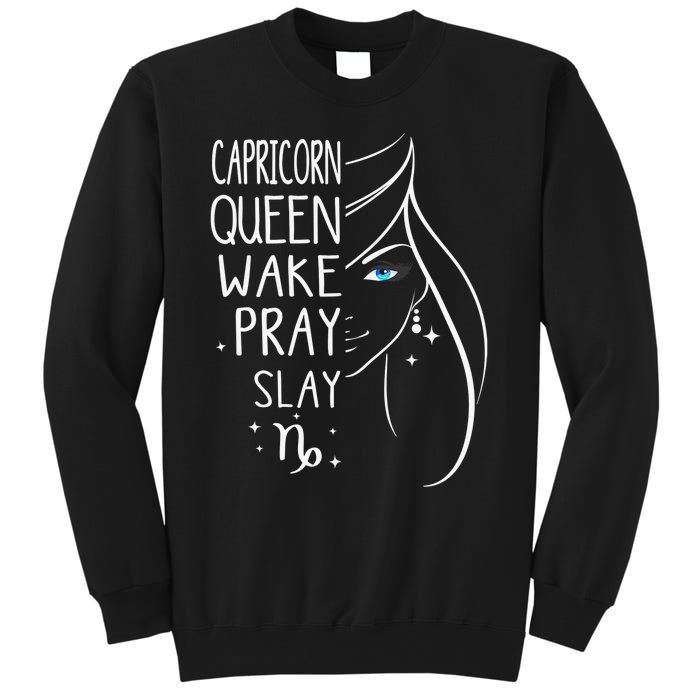 Capricorn Girls Black Queen Best January Birthday Gift Sweatshirt