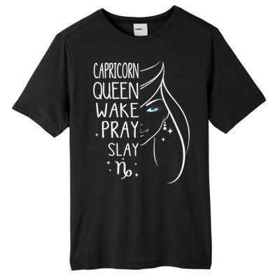 Capricorn Girls Black Queen Best January Birthday Gift Tall Fusion ChromaSoft Performance T-Shirt