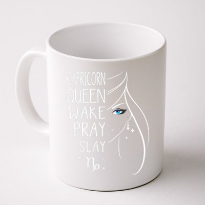 Capricorn Girls Black Queen Best January Birthday Gift Coffee Mug