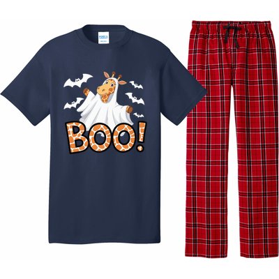 Cute Giraffe Boo Halloween Costume Zoo Lover Happy Halloween Custome Pajama Set