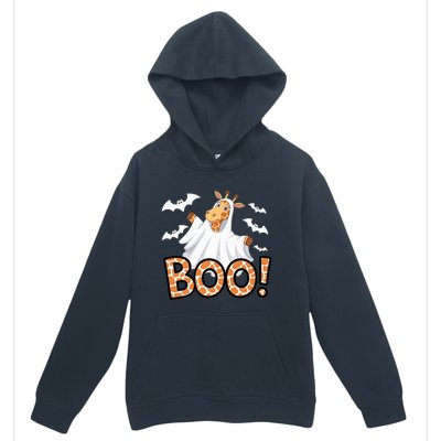 Cute Giraffe Boo Halloween Costume Zoo Lover Happy Halloween Custome Urban Pullover Hoodie