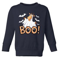 Cute Giraffe Boo Halloween Costume Zoo Lover Happy Halloween Custome Toddler Sweatshirt