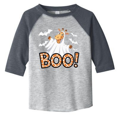 Cute Giraffe Boo Halloween Costume Zoo Lover Happy Halloween Custome Toddler Fine Jersey T-Shirt