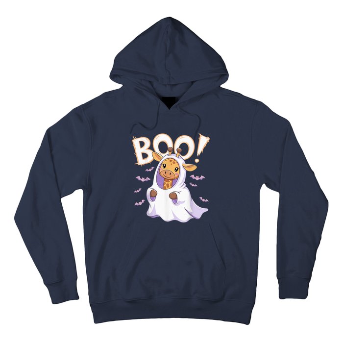 Cute Giraffe Boo Halloween Costume Zoo Lover Happy Halloween Hoodie